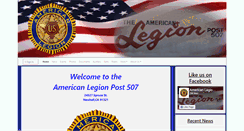 Desktop Screenshot of post507.org